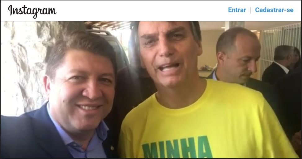 Deputado sorocabano grava vídeo com Bolsonaro, que agradece votos locais