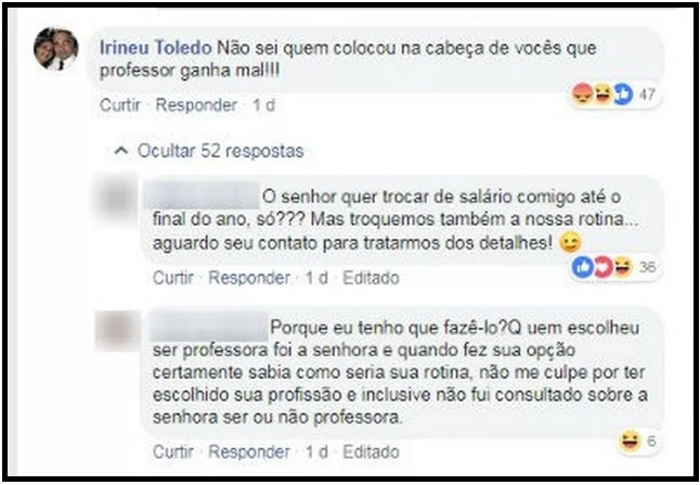 Vereador que chamou professor de inculto é advertido