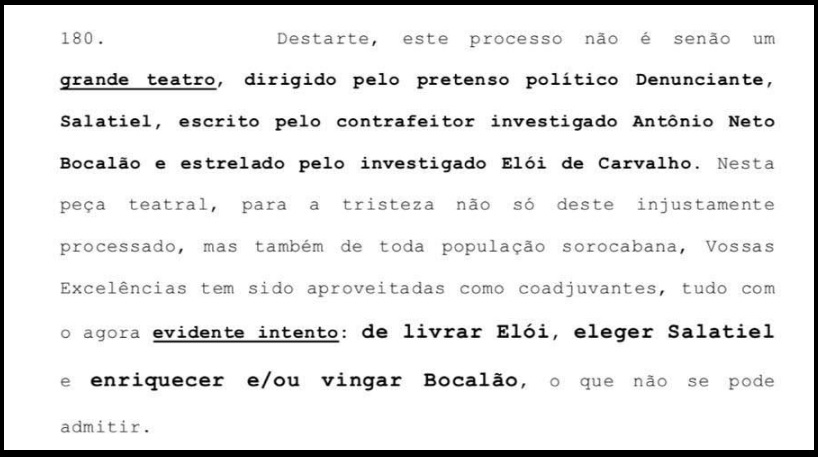 Em sua defesa, prefeito alega não compactuar de trama do mal